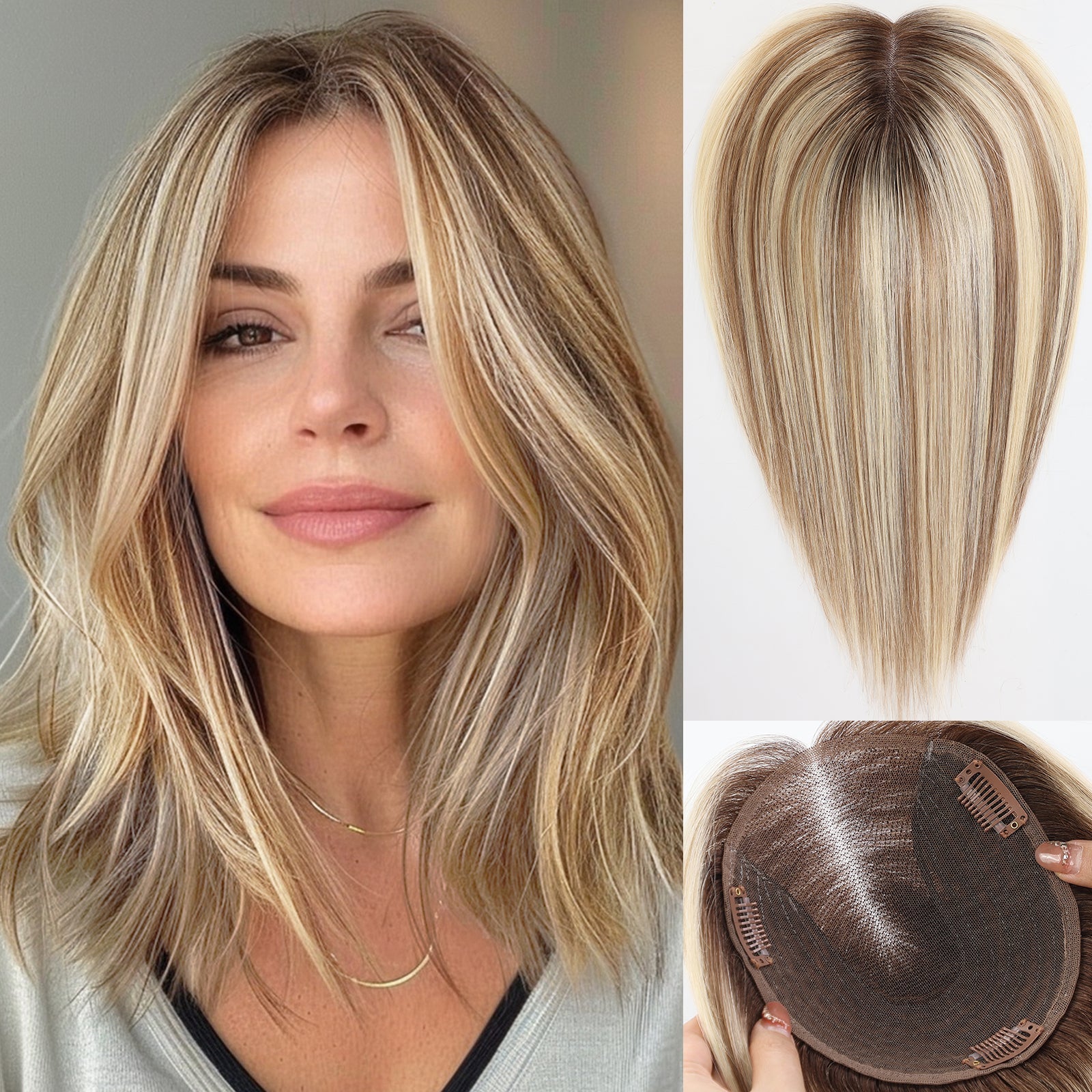 Image of Hair Topper No Bangs