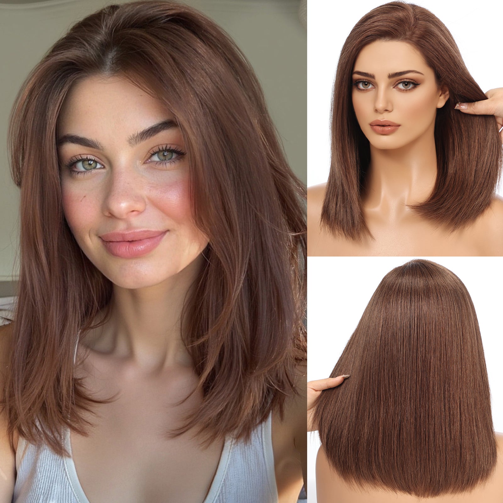Image of Wig for Women – HD Lace Front Human Hair Wig, 14