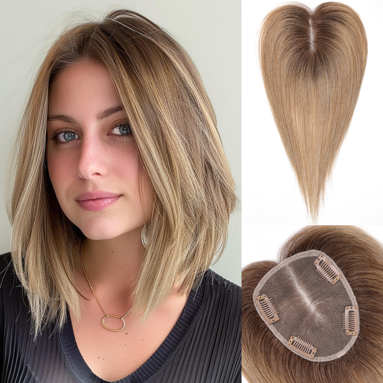 starluck 14 Inch Hair Toppers for Women 4.8