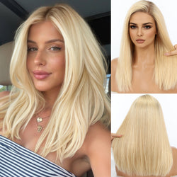 starluck Human Hair Wig for Women HD Lace Front Wigs Real  display picture 1