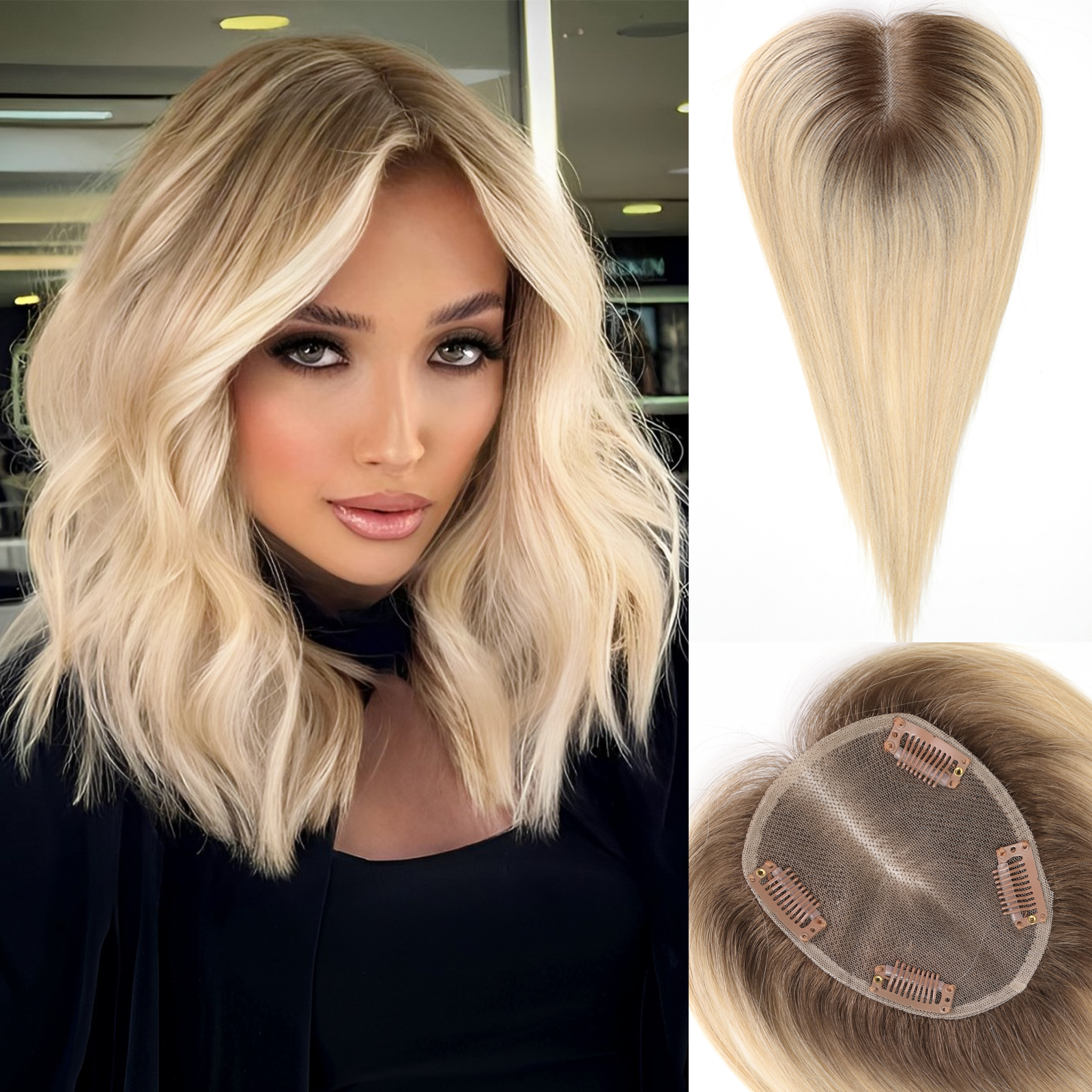 Image of starluck 14 Inch Hair Toppers for Women 4.8