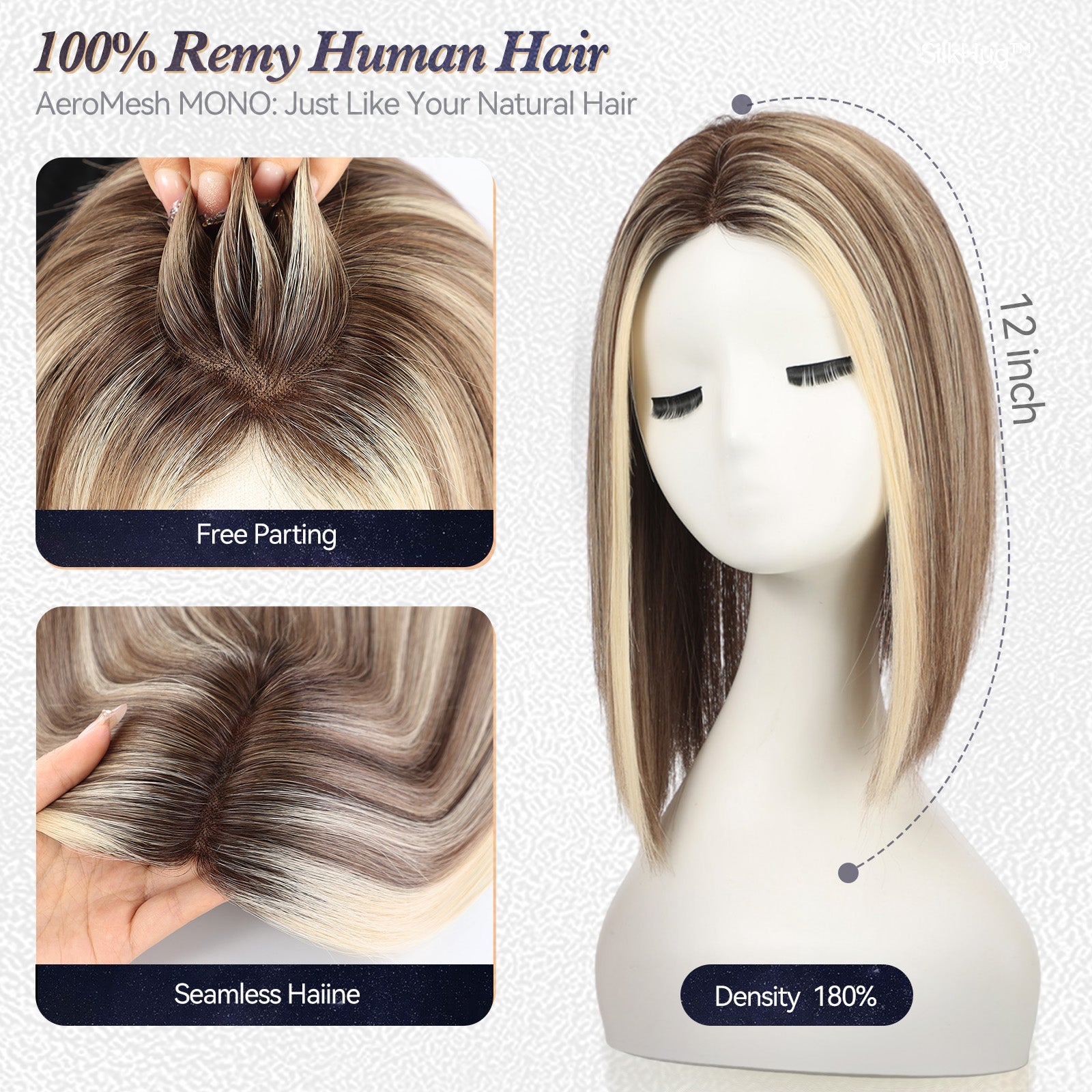 Image of starluck Human Hair Topper 6