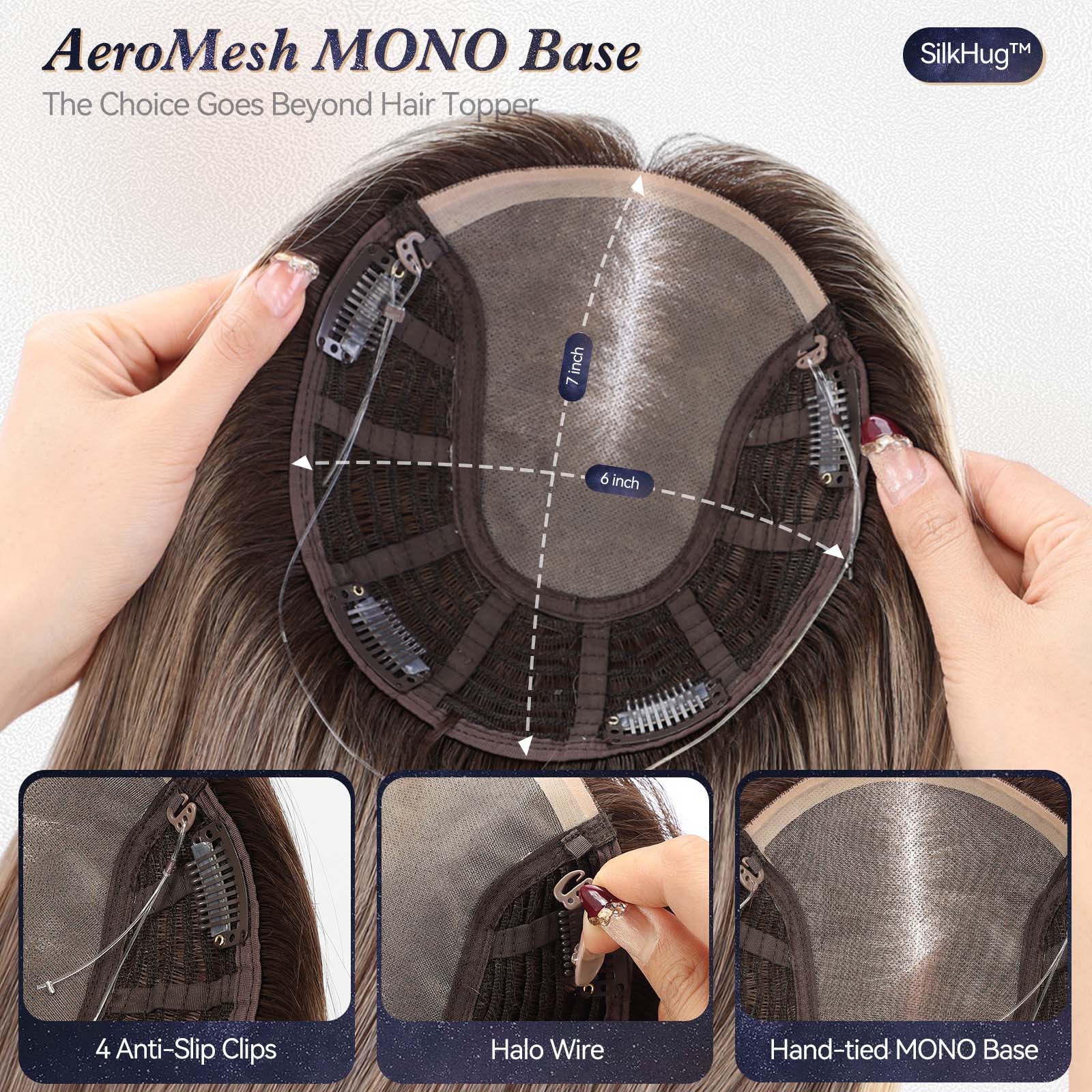 Image of starluck Human Hair Topper 6