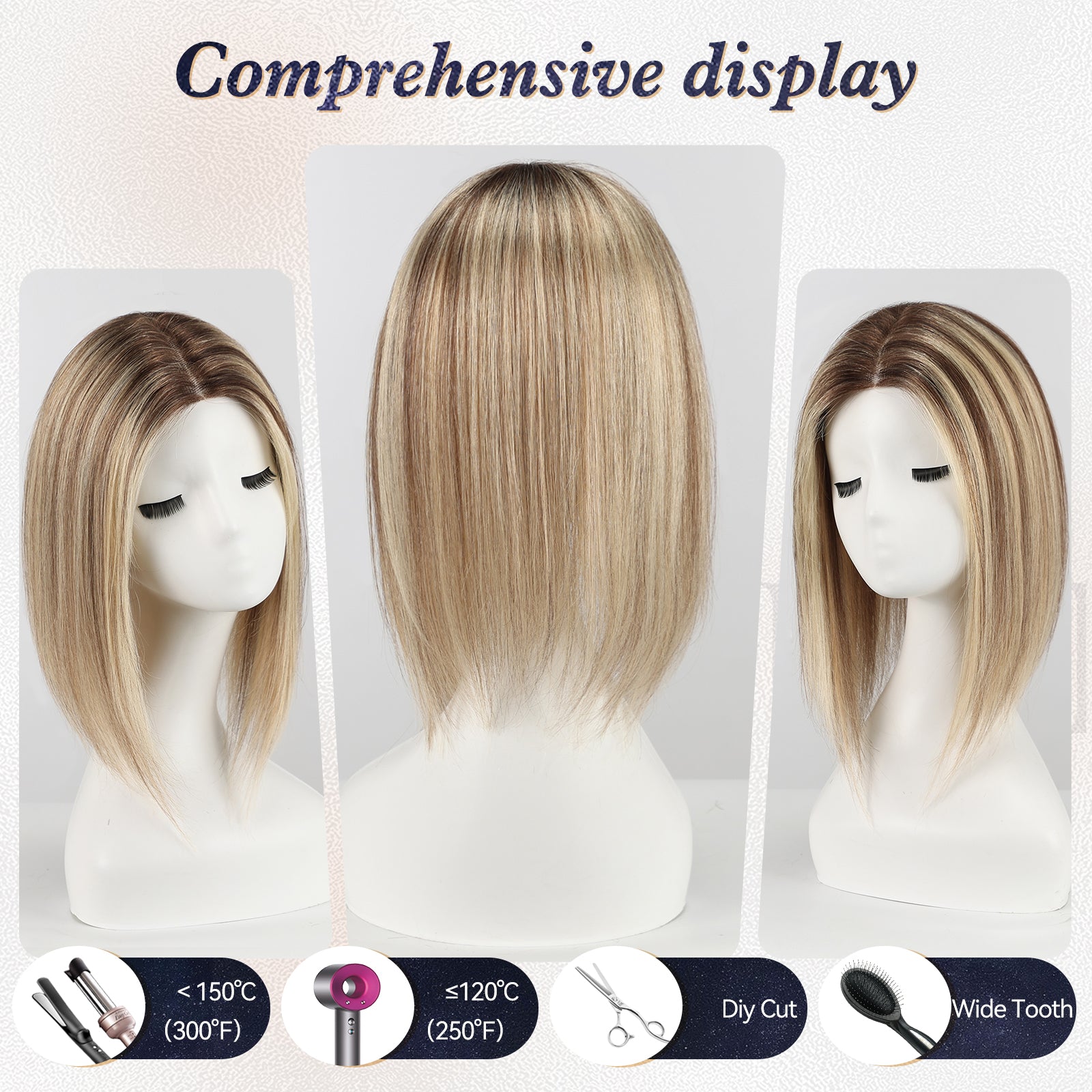 Image of starluck Real Human Hair Toppers 6
