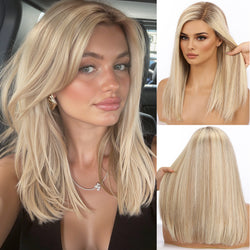 16 Inch Human Hair Wig HD Lace Front Layered Party Daily Wear 16 Inches Wholesale China Wig Full Lace Human Hair Wigs  main image 2