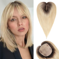 Image of starluck Hair Toppers for Women with Bangs 10 inch, 5