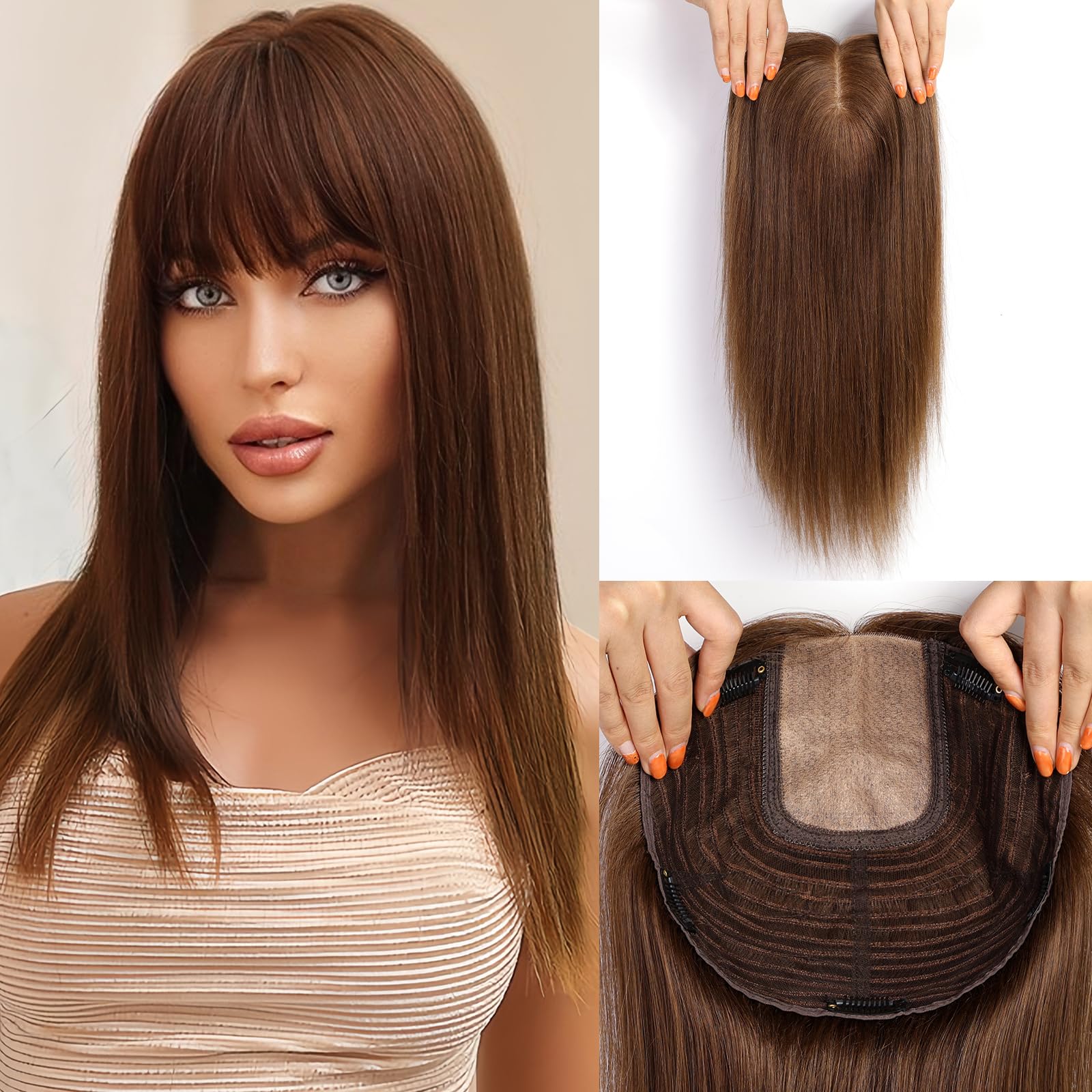 Image of starluck 16 inch Hair Toppers for Women 9